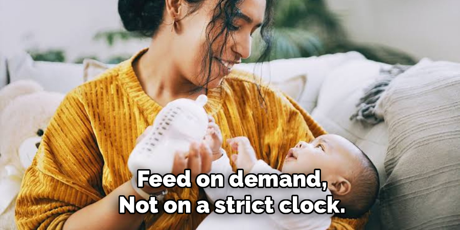 Feed on demand, not on a strict clock
